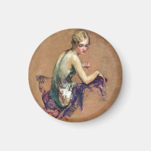 Pastel Portrait Magnet