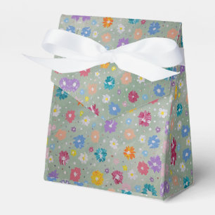 Pastel Posie Floral Favor Box Geschenkschachtel