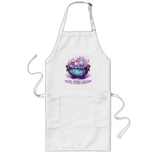Pastel Potion Cauldron Lange Schürze
