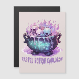 Pastel Potion Cauldron Magnetkarte