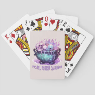 Pastel Potion Cauldron Spielkarten