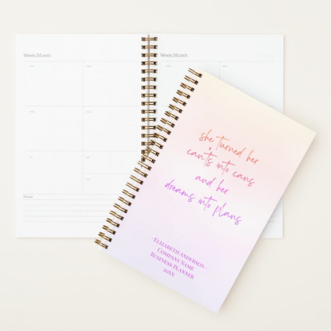 Pastel Pretty Dreams en plans d'affaires (Devant avec enveloppe)