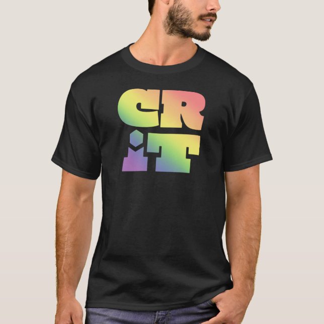 Pastel Pride-CRIT! T-Shirt (Vorderseite)