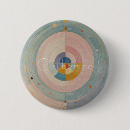 Pastel Prism: Rainbow Color Wheels Button