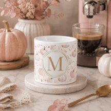 Pastel Pumpkin Monogram - Personalisiert Initial