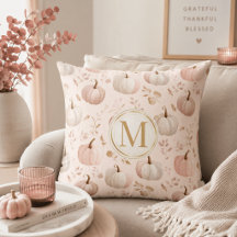 Pastel Pumpkin Monogram - Personalisiert Initial