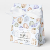 Pastel Pumpkins Blue Boy Baby Dusche