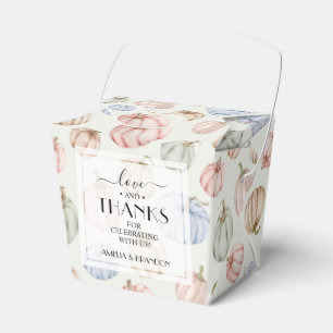 Pastel Pumpkins Neutral Baby Dusche Geschenkschachtel
