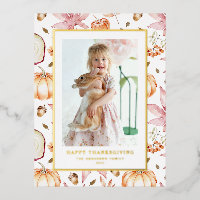 Pastel Pumpkins und Äpfel Erntedank Foto