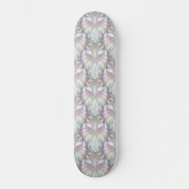Pastel Purple Oracle Owl Pattern Skateboard