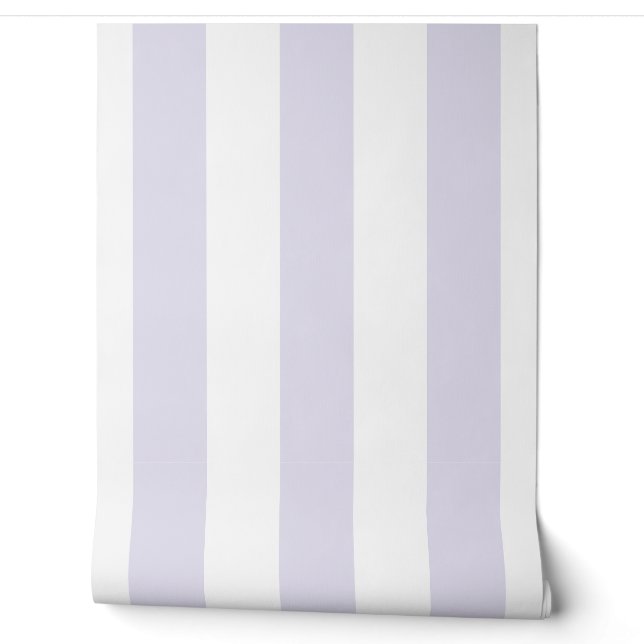 Pastel Purple Stripes Tapete (Abrollen)