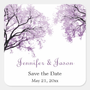 Pastel Purple Trees - Enregistrer les stickers Dat