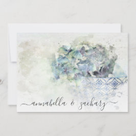 *~* Pastel QR AR26 Blume FOTO UAWG WEDDING Einladung
