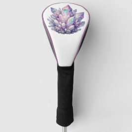 Pastel Quartz-Cluster Golf Headcover