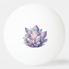 Pastel Quartz-Cluster Tischtennisball