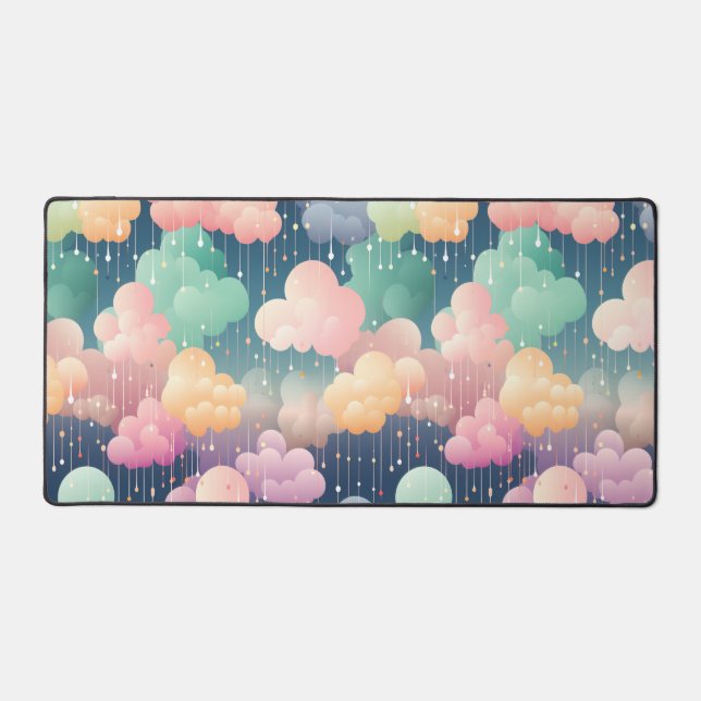Pastel Rain Desk Mat (Recto)