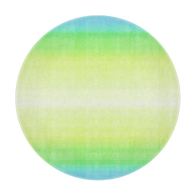 Pastel Rainbow Abstrakt Gradient Ombre Schneidebrett (Vorderseite)