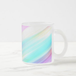 Pastel Rainbow Brush Strokes Mattglastasse