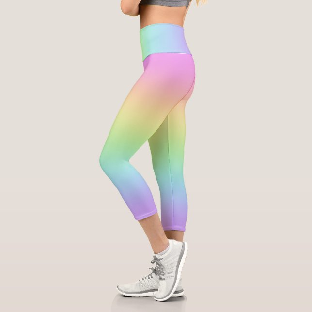 Pastel Rainbow Capri Leggings (Links)