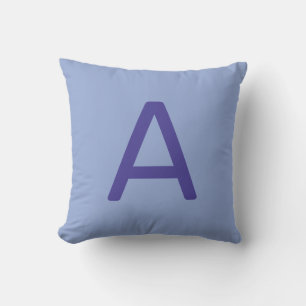 Pastel Rainbow Color Alphabet Initiales Kinderzimm Kissen