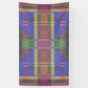 Pastel Rainbow Colorful Geometric Banner