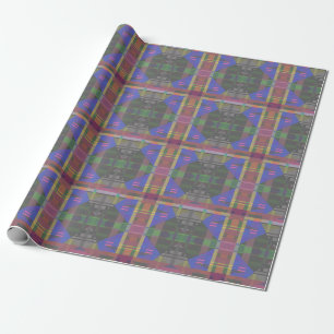 Pastel Rainbow Colorful Geometric Geschenkpapier