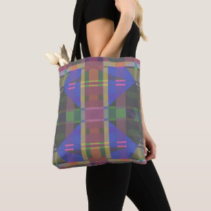 Pastel Rainbow Colorful Geometric Tasche