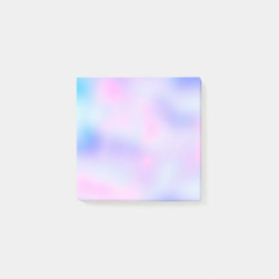 Pastel Rainbow Colors Abstrakt Blur Gradient Ombre Post-it Klebezettel