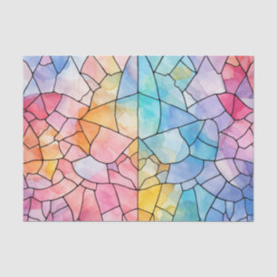 Pastel Rainbow Decoupage Seidenpapier