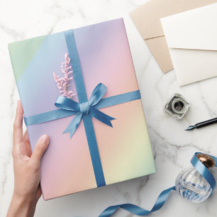 Pastel Rainbow Design Geschenkpapier