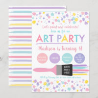 Pastel Rainbow Dress for Mess Art Party Geburtstag