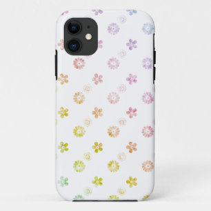 Pastel Rainbow Floral Strippenweißes Gehäuse title_seo2
