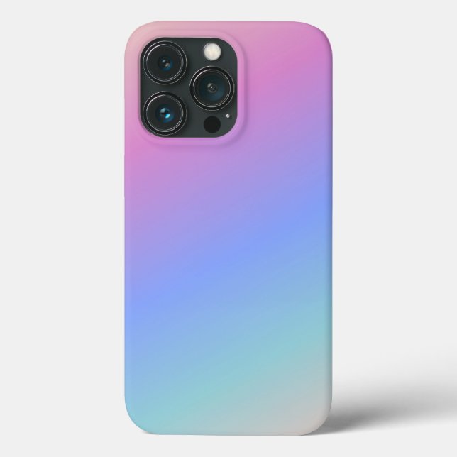 Pastel Rainbow Gradient Case-Mate iPhone Hülle (Rückseite)