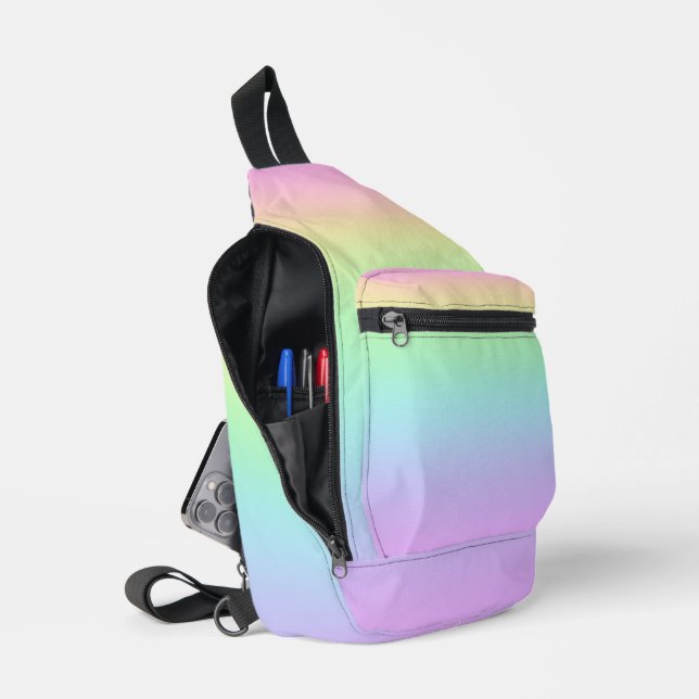 Pastel Rainbow Gradient Crossbody Bag (Offen)