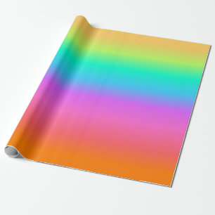 Pastel Rainbow Gradient Geschenkpapier