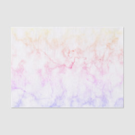 Pastel-Rainbow-Imitat Marmor Seidenpapier