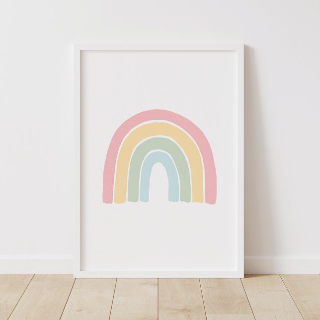 Pastel Rainbow Kinderzimmer Decor Poster (Von Creator hochgeladen)
