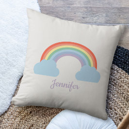 Pastel Rainbow Kissen