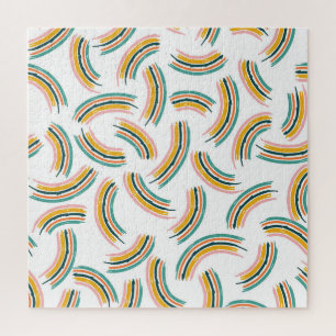Pastel Rainbow Lines: Vintag nahtlos