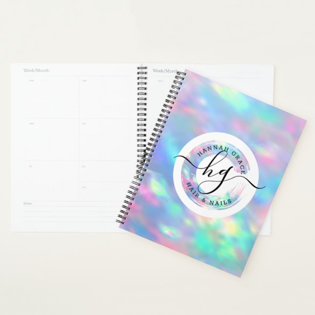 Pastel Rainbow Logo Rendez-vous personnalisé (Devant avec enveloppe)