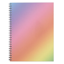 Pastel Rainbow Notebook Notizblock
