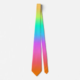 Pastel Rainbow Ombre Gradient Pride Krawatte