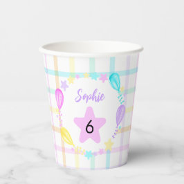 Pastel Rainbow Party für Mädchen Pappbecher