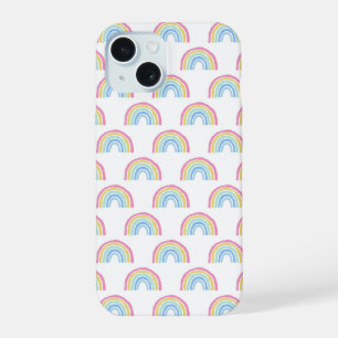 Pastel Rainbow Pattern iPhone 15 Hülle