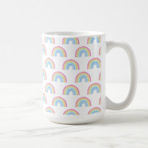 Pastel Rainbow Pattern Kaffeetasse
