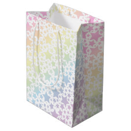 Pastel Rainbow Star Kinderdusche Mittlere Geschenktüte