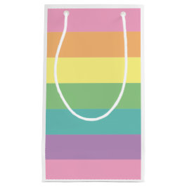 Pastel Rainbow Strift Geschenktasche Kleine Geschenktüte