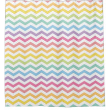 Pastel Rainbow Zickzack