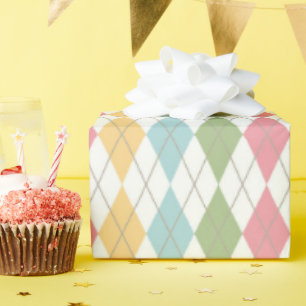 Pastel-Raute Geschenkpapier