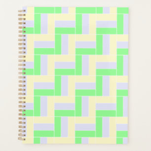 Pastel Rectangles Lignes en pointillé blanc Motif